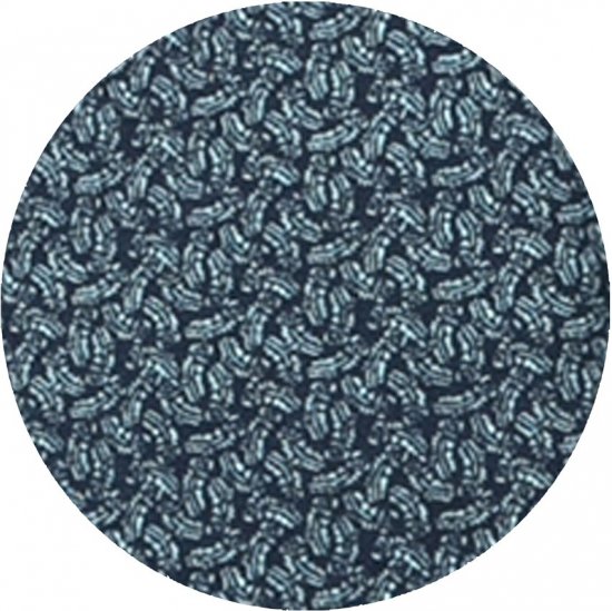D555 Woolwich AOP Polo Shirt With Ribbed Collar Blue - Pólos - Pólos Tamanhos Grandes Homem