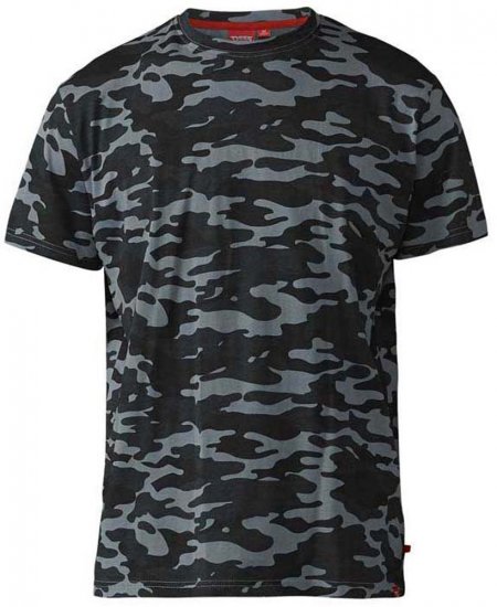 D555 Gaston T-shirt Camo Storm - T-shirts - T-shirts Homem Tamanhos Grandes