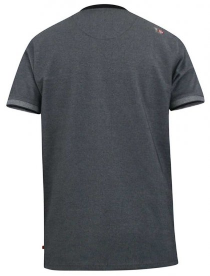 D555 Owen Colorless Polo Charcoal - Pólos - Pólos Tamanhos Grandes Homem