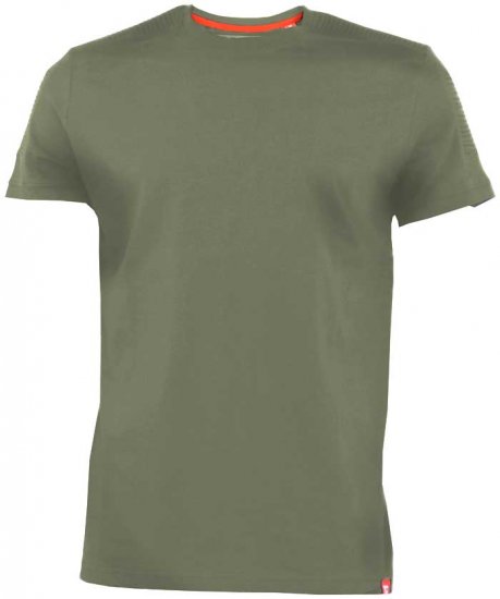 D555 Callum T-shirt Khaki - T-shirts - T-shirts Homem Tamanhos Grandes