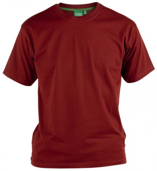 D555 Flyers Crew Neck T-shirt Red - T-shirts - T-shirts Homem Tamanhos Grandes