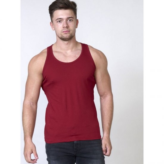 D555 Fabio Tanktop Red - T-shirts - T-shirts Homem Tamanhos Grandes