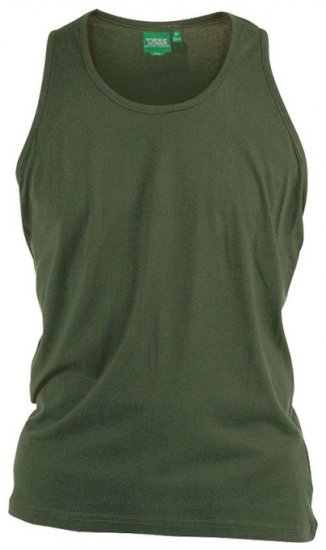 D555 Fabio Tanktop Khaki - T-shirts - T-shirts Homem Tamanhos Grandes
