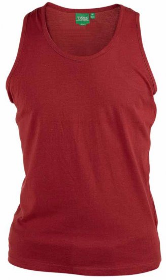 D555 Fabio Tanktop Red - T-shirts - T-shirts Homem Tamanhos Grandes