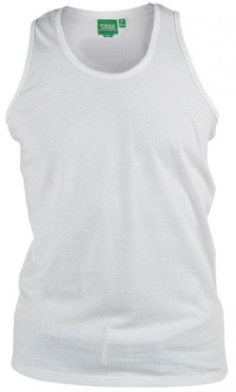D555 Fabio Tanktop White - T-shirts - T-shirts Homem Tamanhos Grandes