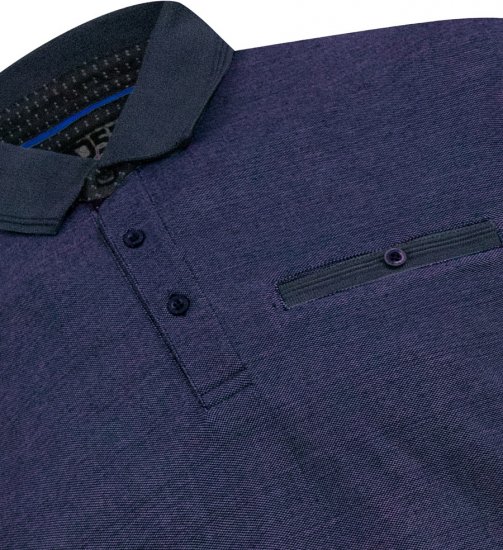 D555 Newcastle Polo Shirt Grey - Pólos - Pólos Tamanhos Grandes Homem