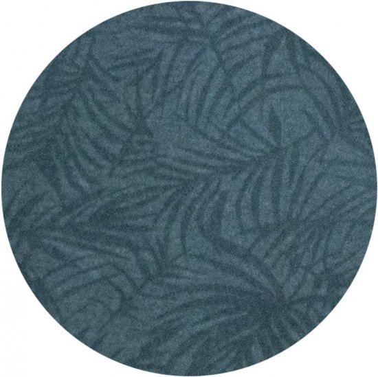 D555 Uttoxeter AOP Leaf Print Short Sleeve Polo Denim - Pólos - Pólos Tamanhos Grandes Homem