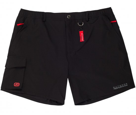 Adamo Tim Outdoor Shorts Black - Roupa desportiva & Outdoor - Roupa Desportiva Tamanhos Grandes