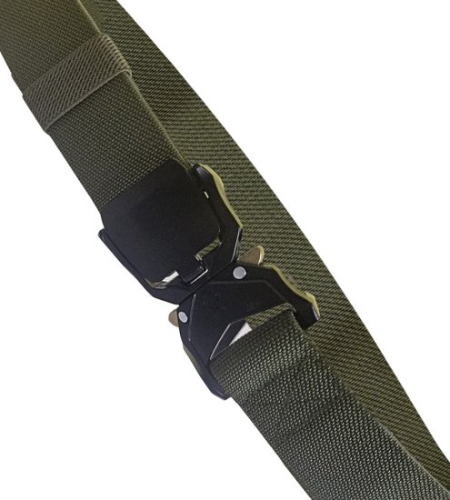 D555 Dale Tactical Stretch Webbing Belt with Heavy Duty Quick Release Buckle Khaki - Cintos - Cintos Masculinos Tamanhos Grandes