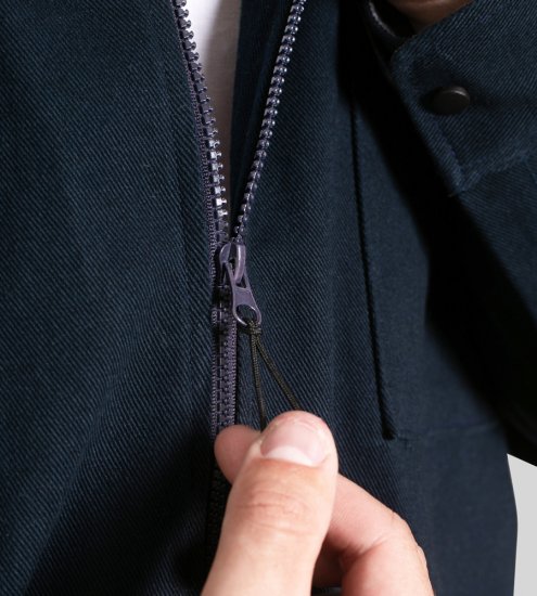 D555 Cleveley Long Sleeve Heavy Shacket Overshirt Navy - Camisas - Camisas Homem Tamanhos Grandes