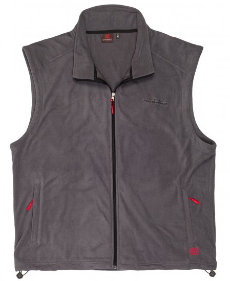 Adamo Montreal Fleece Vest Grey - Roupa desportiva & Outdoor - Roupa Desportiva Tamanhos Grandes