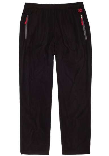 Adamo Ottawa Fleece Pants Black - Roupa Desportiva & Outdoor - Roupa Desportiva Tamanhos Grandes
