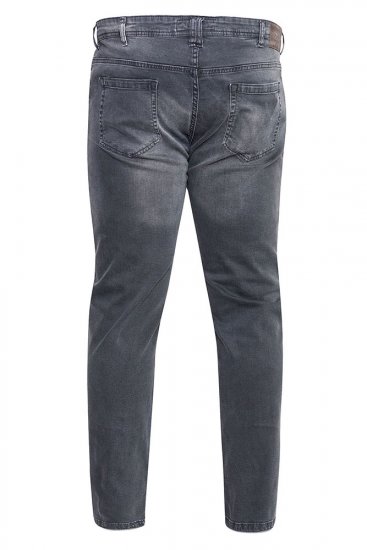 D555 Benson Tapered Fit Stretch Jeans Stonewash - Jeans & calças - Jeans & Calças Tamanhos Grandes Homem
