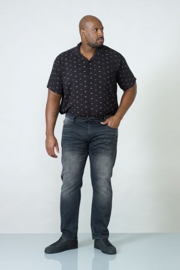 D555 Benson Tapered Fit Stretch Jeans Stonewash - Jeans & calças - Jeans & Calças Tamanhos Grandes Homem