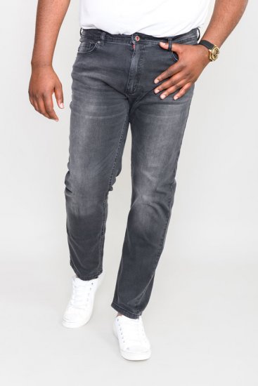 D555 Benson Tapered Fit Stretch Jeans Stonewash - Jeans & calças - Jeans & Calças Tamanhos Grandes Homem