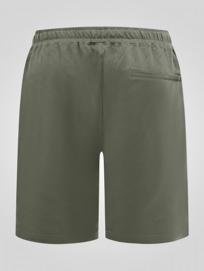 D555 Mitchell 1 Calções Stretch com Cintura Elástica Khaki - Calças & calções de fato de treino - Calças de Fato de Treino Tamanhos Grandes 