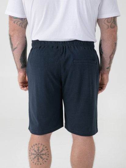 D555 Mitchell 2 Calções Stretch com Cintura Elástica Azul-Marinho - Calças & calções de fato de treino - Calças de Fato de Treino Tamanhos Grandes 