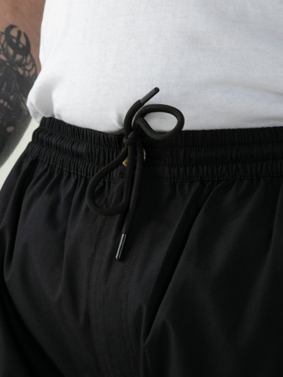 D555 Thomas Calções Stretch com Cintura Elástica Preto - Calções - Calções Homem Tamanhos Grandes