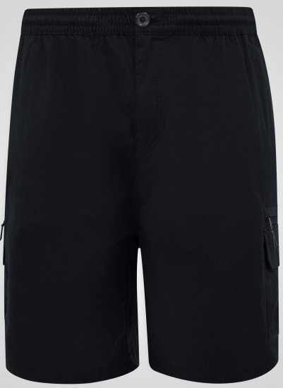 D555 Thomas Calções Stretch com Cintura Elástica Preto - Calções - Calções Homem Tamanhos Grandes
