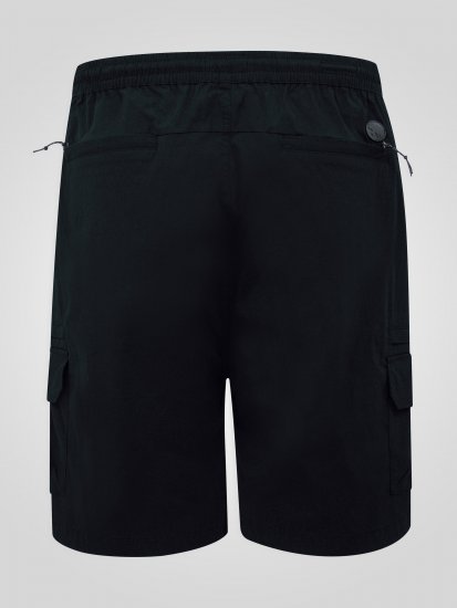 D555 Thomas Calções Stretch com Cintura Elástica Preto - Calções - Calções Homem Tamanhos Grandes