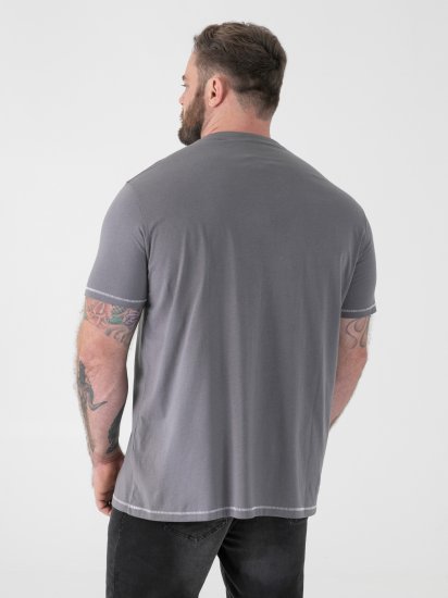 D555 Jasper Official Gas Monkey T-shirt com Estampa Cinzento - T-shirts - T-shirts Homem Tamanhos Grandes