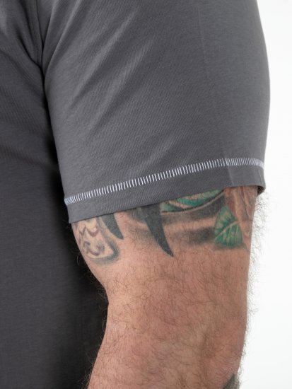 D555 Jasper Official Gas Monkey T-shirt com Estampa Cinzento - T-shirts - T-shirts Homem Tamanhos Grandes