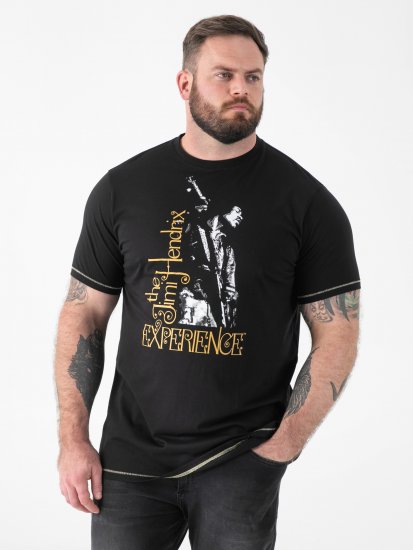D555 Hugh Official ACDC Highway To Hell T-shirt com Estampa Preto - T-shirts - T-shirts Homem Tamanhos Grandes