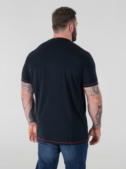 D555 Otto Official Pink Floyd 50th Anniversary T-shirt com Estampa Azul-Marinho - T-shirts - T-shirts Homem Tamanhos Grandes