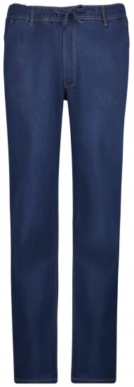 Adamo 199112 Calças de ganga com cintura elástica Azul escuro - Jeans & calças - Jeans & Calças Tamanhos Grandes Homem