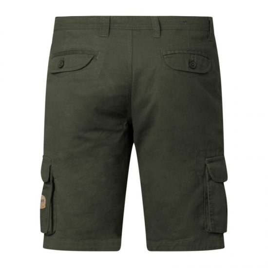 D555 Larry Cargo Shorts Khaki - Calções - Calções Homem Tamanhos Grandes
