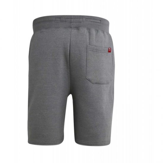 D555 Lindon Jersey Shorts Grey - Calças & calções de fato de treino - Calças de Fato de Treino Tamanhos Grandes 