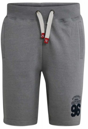 D555 Lindon Jersey Shorts Grey - Calças & calções de fato de treino - Calças de Fato de Treino Tamanhos Grandes 