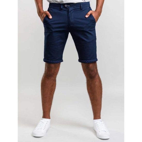 D555 Lopez Stretch Shorts Navy - Calções - Calções Homem Tamanhos Grandes