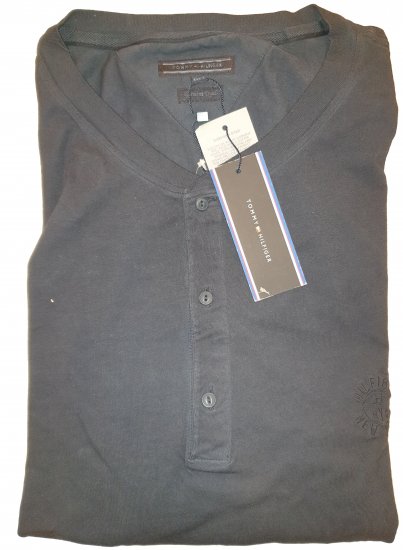 Tommy Hilfiger Long Sleeve Henly Black - A promoção louca de abril da Motley - 