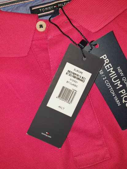 Tommy Hilfiger Classic Polo Dark Pink - A promoção louca de abril da Motley - 
