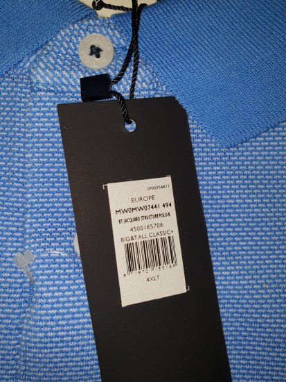 Tommy Hilfiger Jacquard Structure Polo Blue - A promoção louca de abril da Motley - 