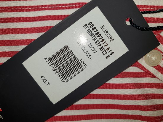 Tommy Hilfiger North Stripe Long Sleeve Shirt Red - A promoção louca de abril da Motley - 