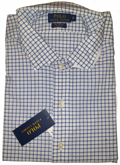 Polo Ralph Lauren TC7C White/Blue Multicolored Shirt - A promoção louca de abril da Motley - 