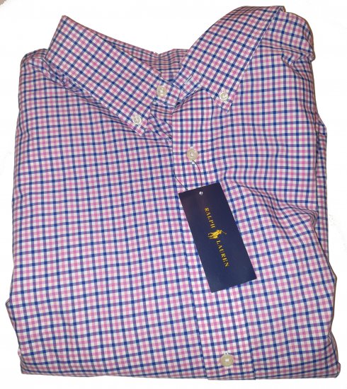 Ralph Lauren TC6D Shirt Pink/Royal - A promoção louca de abril da Motley - 