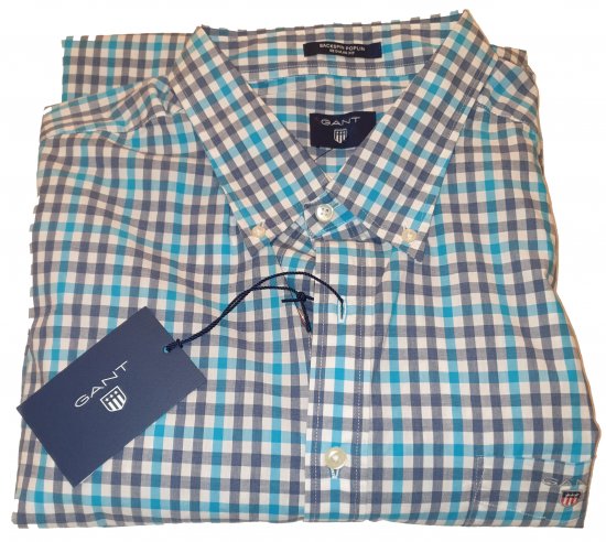 Gant 347620 Shirt Blue - A promoção louca de abril da Motley - 