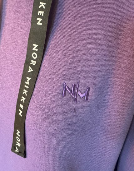 Nora Mikken KRISTINA Long Hoodie Purple - Sweatshirt & camisolas com capuz - 