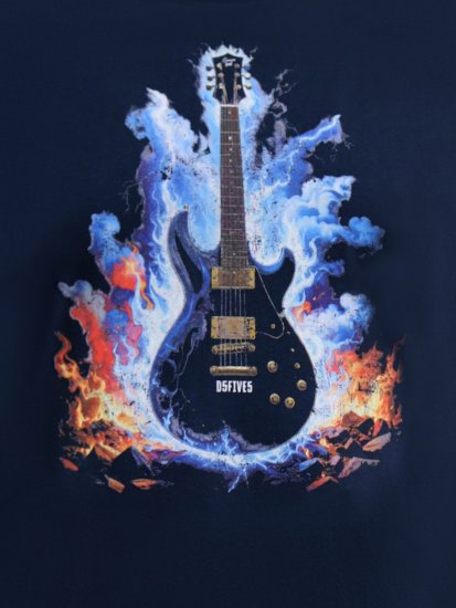 D555 Slater T-shirt estampada Azul-marinho - T-shirts - T-shirts Homem Tamanhos Grandes