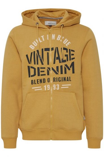 Blend Hoodie 4276 "Vintage Denim" Orange - Sweatshirts & hoodies - Sweatshirt & Camisolas com Capuz tamanhos grandes