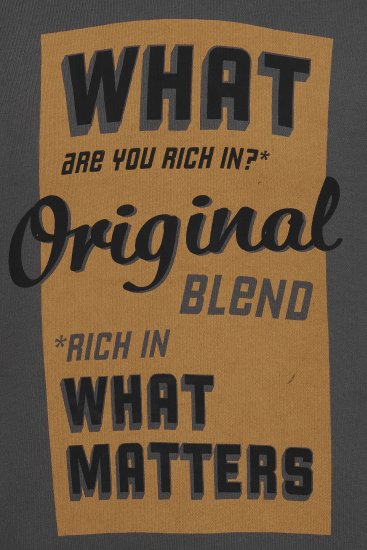 Blend Hoodie 4285 Asphalt Grey - Sweatshirts & hoodies - Sweatshirt & Camisolas com Capuz tamanhos grandes