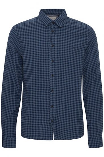 Blend Long Sleeve Shirt 4317 Dress Blues - Camisas - Camisas Homem Tamanhos Grandes
