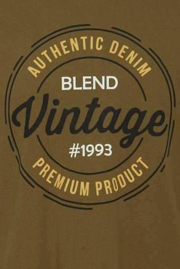 Blend 4811 T-Shirt Military Olive - T-shirts - T-shirts Homem Tamanhos Grandes