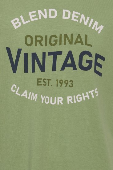 Blend 5018 T-Shirt Green - T-shirts - T-shirts Homem Tamanhos Grandes