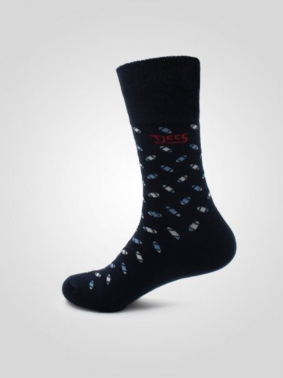 D555 Harold 3 Extra Wide Comfort Fit Socks 3-pack Navy/Denim - Roupa Interior & natação - Roupa interior Homem Tamanhos Grandes