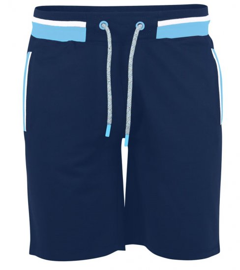D555 DAGENHAM Jersey Shorts Navy - Calças & calções de fato de treino - Calças de Fato de Treino Tamanhos Grandes 
