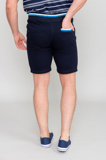 D555 DAGENHAM Jersey Shorts Navy - Calças & calções de fato de treino - Calças de Fato de Treino Tamanhos Grandes 